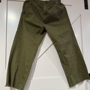 Sanctuary Olive Green Wide-Leg Pants